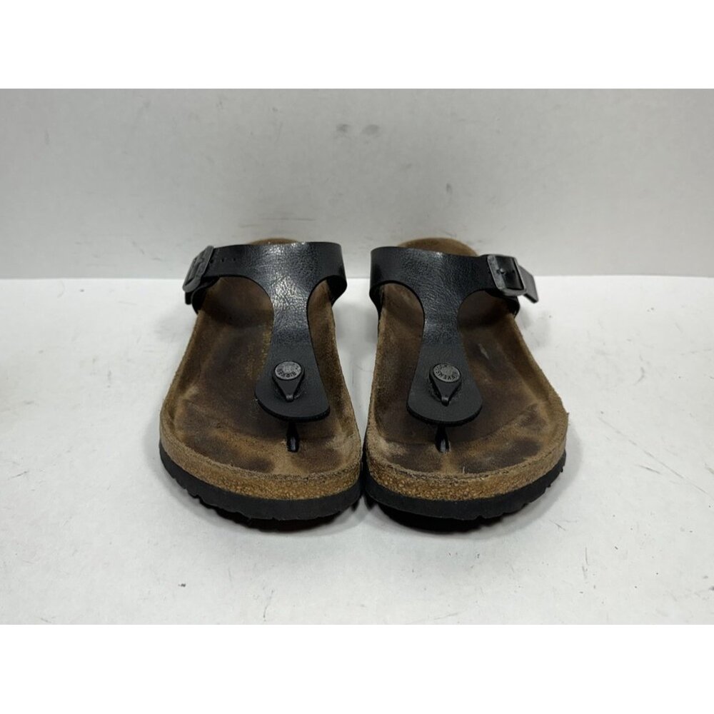 Birkenstock Gizeh Women's Size 5 EU 36 Black Sandals Slides Flip Flops - Picture 2 of 8